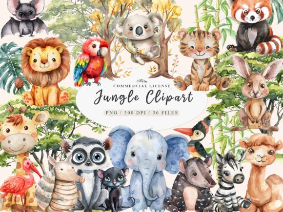 Download Baby Safari Png, Baby Jungle Animals Png - Jungle Collection