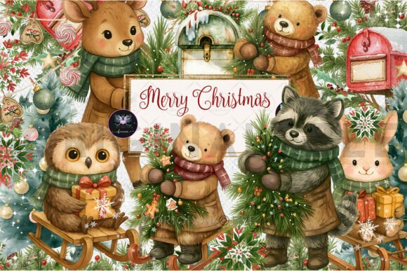 Download Winter Forest Animals Clipart - Forest animals clipart Collection