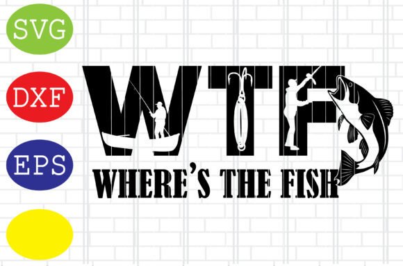 Download Where's the Fish Svg, Bass Fishing Svg - Premium Bundle
