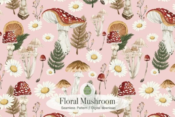 Download Floral Mushroom - Mushroom Collection