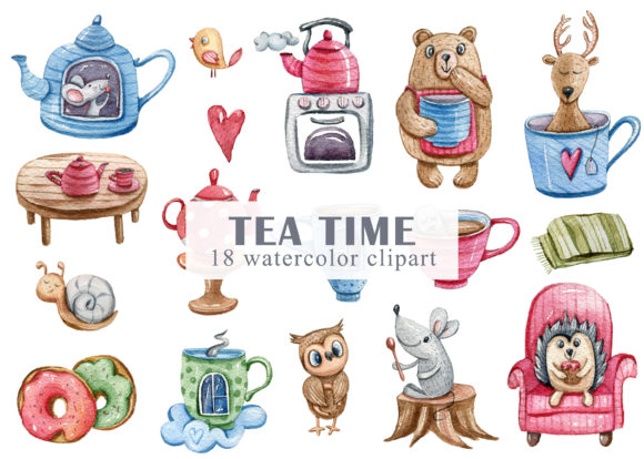 Download Watercolor Cute Forest Animals Clipart - Cute forest animals Collection