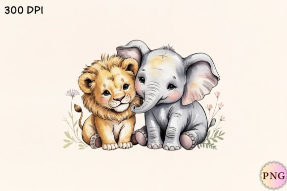 Download Jungle Animal Clipart,Baby Safari PNG - Jungle Collection